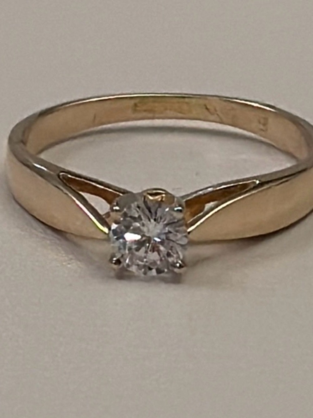 🌟6XHP🌟Ladies 0.28 Real Diamond ring. Ring Size 5 weighing 1.77 grams - Picture 9 of 13